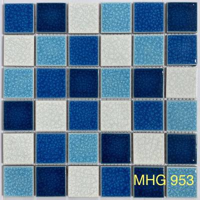 Gạch mosaic gốm men rạn MHG 953 		