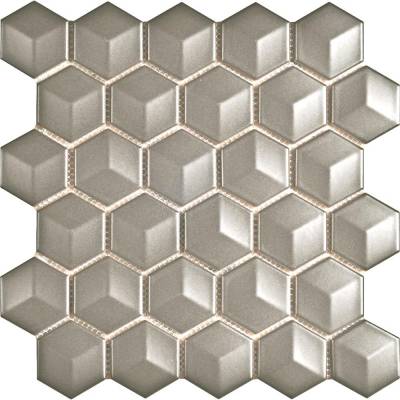 Gạch mosaic 3D lục giác EDL26648M 		