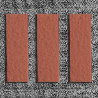 Gạch thẻ ốp tường ngoại thất màu đỏ 45x145mm 45807 		