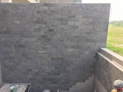 Đá ong xám ốp tường kích thước 150x300 mm