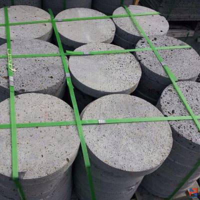 Đá ong xám tròn lát bước dạo