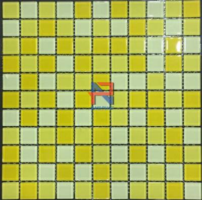 Gạch Mosaic Thủy Tinh Trộn Màu 25x25mm MTT25002