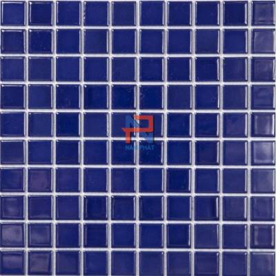 Gạch Mosaic Gốm Đơn Màu 25x25mm MGD25004