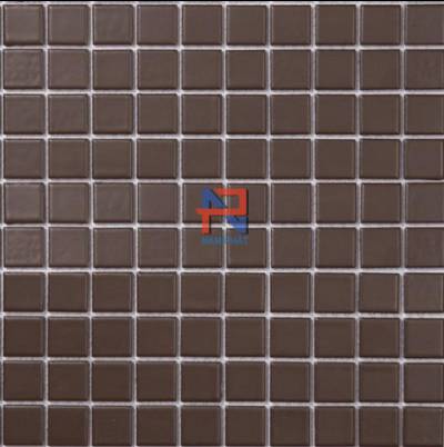 Gạch Mosaic Gốm Đơn Màu 25x25mm MGD25008