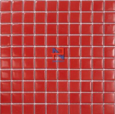 Gạch Mosaic Gốm Đơn Màu 25x25mm MGD25007