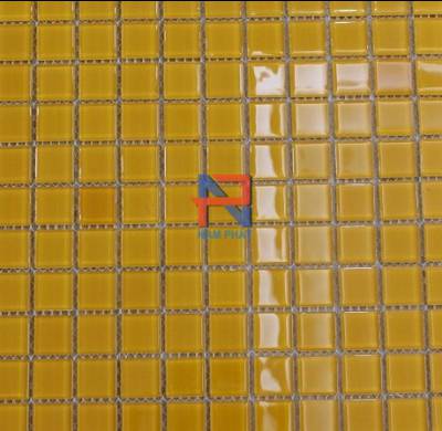 Gạch Mosaic Thủy Tinh Đơn Màu 23x23mm MTD23003