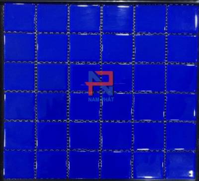 Gạch Mosaic Thủy Tinh Đơn Màu 48x48mm MTD48008