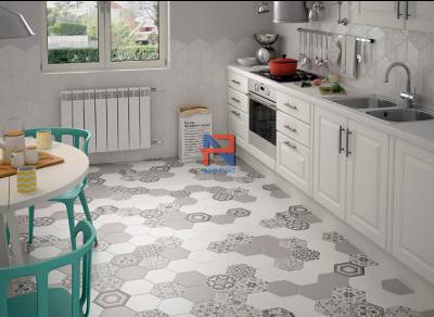 Gạch Lục Giác Ốp Bếp Đẹp  LG001