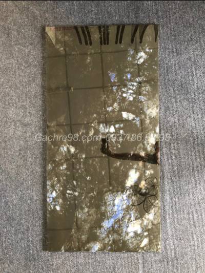 Gạch giả vân đá ốp tường mặt tiền 60x120 màu đen huyền bí