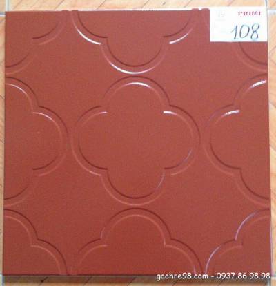 Gạch đỏ lót sàn 40x40 cổ điển