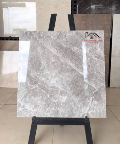 Gạch lát sàn màu xám granite 600x600 #gạch granite men kim cương