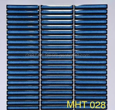 Gạch thẻ stripe màu xanh