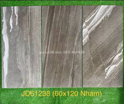 Gạch 600x1200 Trung Quốc màu xám ghi nhám vân đá 3D tự nhiên