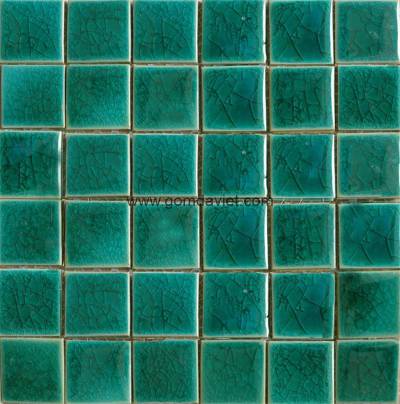 Gạch mosaic men rạn đơn màu 50×50 18