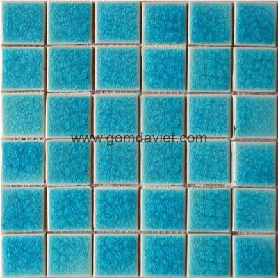 Gạch mosaic men rạn đơn màu 50×50 21