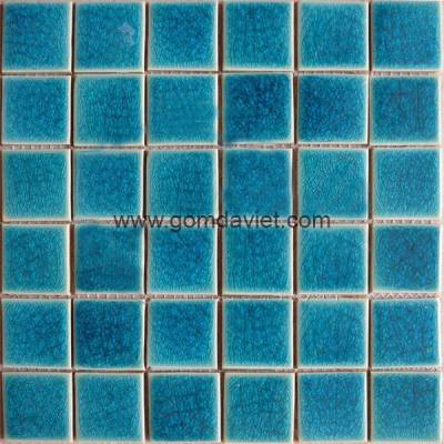 Gạch mosaic men rạn đơn màu 50×50 22