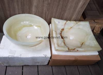 Lavabo đá tự nhiên 03