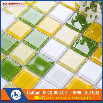 GẠCH KÍNH MOSAIC TRỘN MÀU MST00132