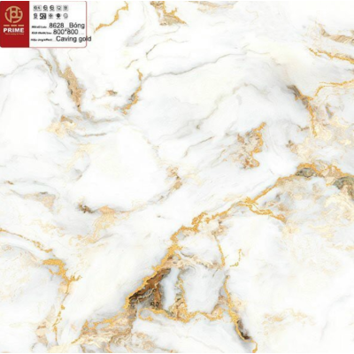 GẠCH LÁT NỀN - ỐP MẶT TIỀN 80X80 PRIME 8628 GOLD CARVING