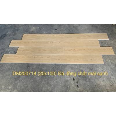 Gạch Giả Gỗ 20x100 Trung Quốc Đá Mờ Sọc Gỗ Vàng DM200718