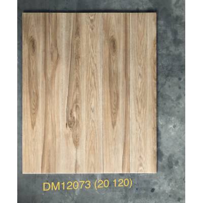Gạch Giả Gỗ 20x120 Trung Quốc Đá Mờ Sọc Gỗ Nâu Vàng DM12073
