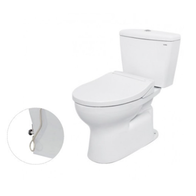 BỒN CẦU TOTO CS300DRE2 HAI KHỐI NẮP CƠ