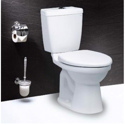 BỒN CẦU CAESAR CTS1325 HAI KHỐI 1 NHẤN NẮP ÊM