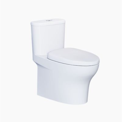 BỒN CẦU CAESAR CD1394 MỘT KHỐI NẮP ÊM