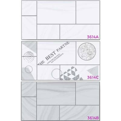 GẠCH ỐP TƯỜNG 30X60 MEN KÍNH KHẮC KIM 3614A - 3614B