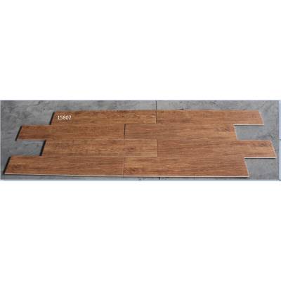 Gạch Giả Gỗ Thanh 15x80 Nhập Khẩu Men Mờ Sọc Gỗ Vàng 15802
