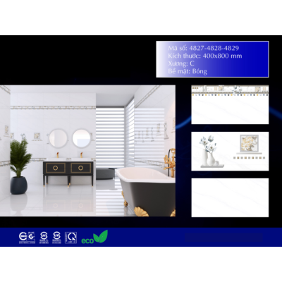 GẠCH ỐP TƯỜNG 40X80 MAXIMOS 4827 - 4829