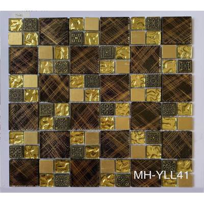 Gạch Mosaic Thủy Tinh Cao Cấp MH - YLL41