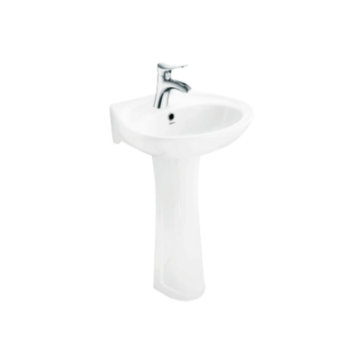 CHẬU LAVABO VIGLACERA VTL2/VI1T (BS401/BS501) TREO TƯỜNG CHÂN DÀI