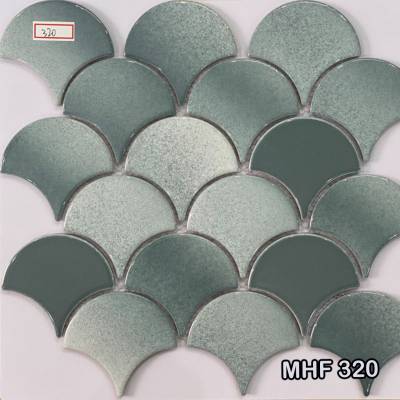 Gạch Mosaic Vảy Cá Gốm Sứ MHF 320