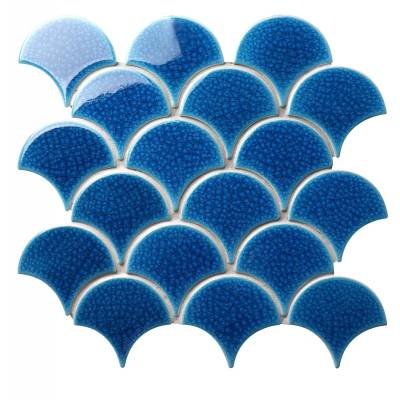 Gạch Mosaic Vảy Cá Gốm Sứ MHF 66