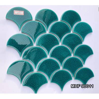 Gạch Mosaic Vảy Cá Gốm Sứ MHF 90011