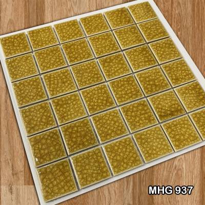 Gạch Mosaic Trang TríMen Rạn Đơn Sắc MHG 937