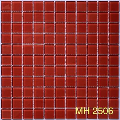 Gạch trang trí Mosaic thủy tinh đơn sắc MH 2506