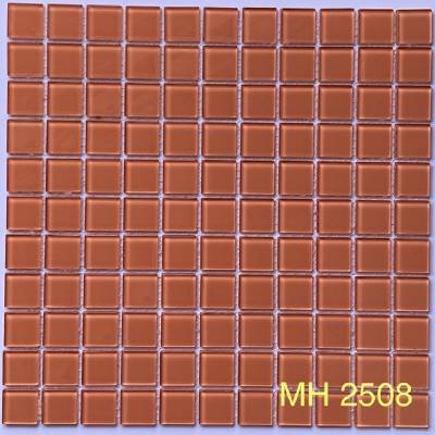 Gạch trang trí Mosaic thủy tinh đơn sắc MH 2508