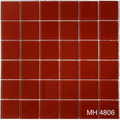 Gạch trang trí Mosaic thủy tinh đơn sắc MH 4806
