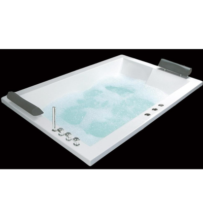 BỒN TẮM CAESAR MT7180L/R(CH) ĐÔI MASSAGE CHÂN YẾM CÓ ĐÈN 1.8M