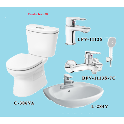 COMBO INAX C-306VA + L-284V + LFV-1112S + BFV-1113S-7C