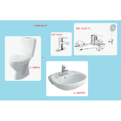 COMBO INAX C-108VA + L-284V + LFV-1111S + BFV-1113S-7C