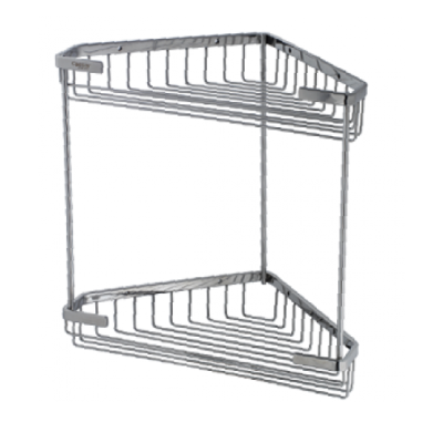 KỆ INOX GÓC HAI TẦNG CAESAR ST849