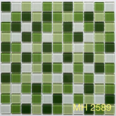 Gạch trang trí Mosaic thủy tinh MH 2589