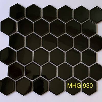 Gạch Mosaic Gốm sứ Lục Giác Men Trơn MHG 930 - MHG 9528
