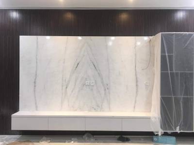          Tranh Đá Marble Màu Kem – HTS008    