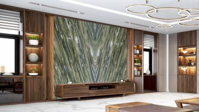          Tranh đá tự nhiên và đối xứng Bookmatch – HTB1420    