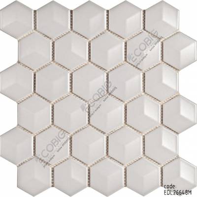 Mosaic 3D lục giác EDL26648M