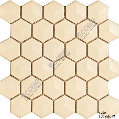 Mosaic 3D lục giác EDL26651M